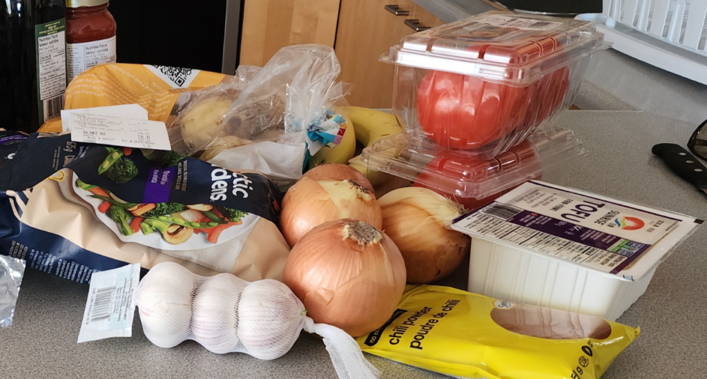 picture of grocery items