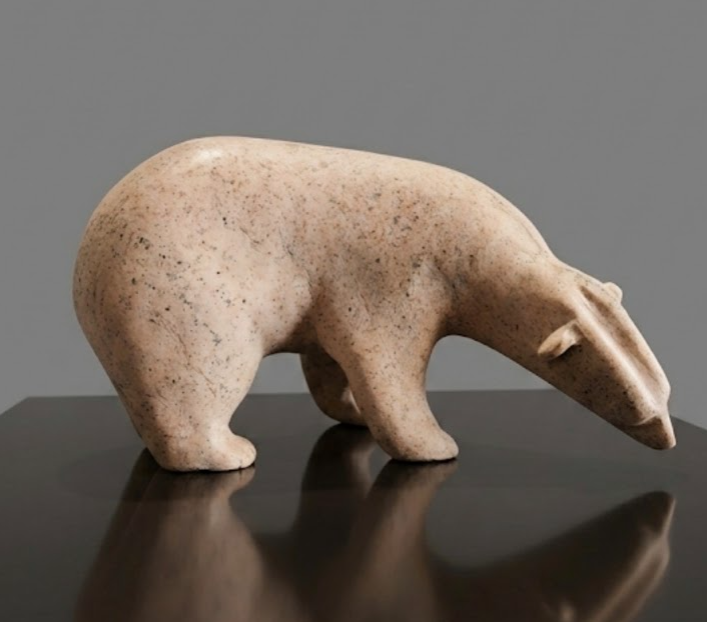 Polar Bear, by Goula Paneak Polar Bear carving by Goula Paneak